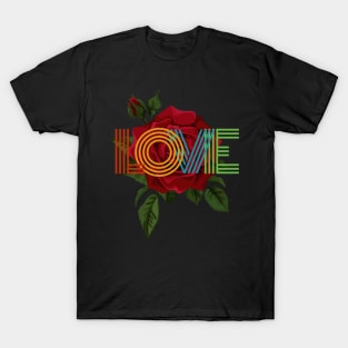 Woman Valentine Gift | Red Rose Lover | Lovely T-Shirt